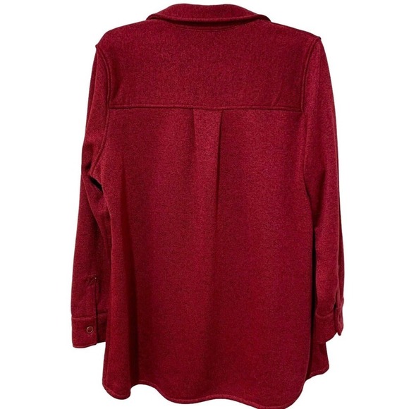 Soft Surroundings Women’s Willow Fleece Shirt Jacket Embroidered Size 1X EUC - Picture 9 of 9